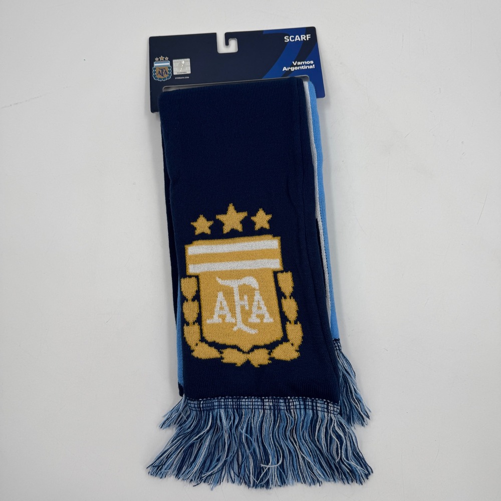 AFA Argentina Scarf Light Blue White Striped Messi 10 Fan AFA040SC-LB-LM